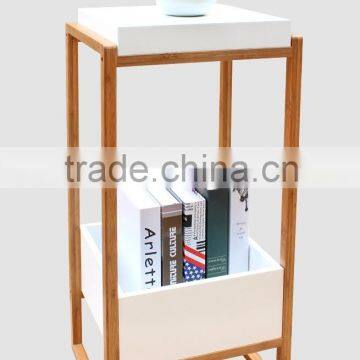 New Style Living Room Flower Display Rack with 1 Storage Box