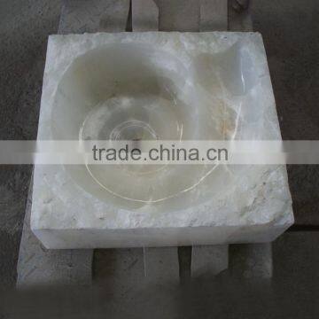 Unique Design Natural Bathroom Onyx Rectangular Sink photo-2