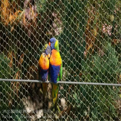Birds Aviary Zoo China Stainless Steel Flexible Wire Ferrule Cable Rope Mesh Net for Zoo Animal X-Tend Zoo Mesh photo-5