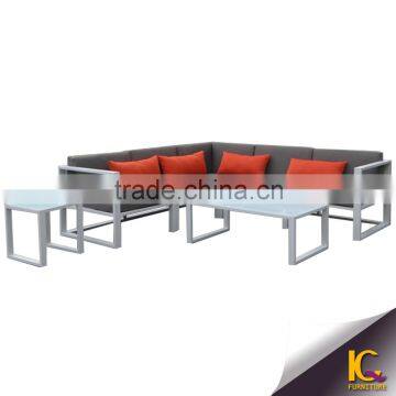 Comfortable furniture durable rattan sectional outdoor sofa set with cushion seat                        
                                                Quality Choice