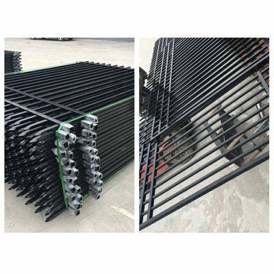 Customized Steel Railing Yard Fence Panel Security Privacy Screens Eco-Friendly Powder Coated 6ft Private Decorative Slat photo-6