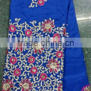 T251-1 royalblue indian lace fabrics