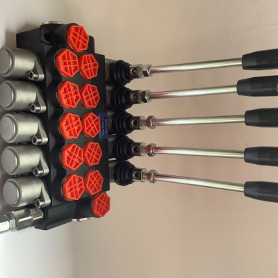 Hydraulic Directional Control Valve Block 40L/min 1-6 Spools Ways Valve P40 P80 Hydraulic Monoblock Directional Control Valve photo-4