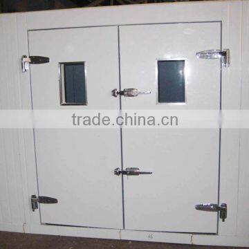 stainless steel cold room swing door with double leaves