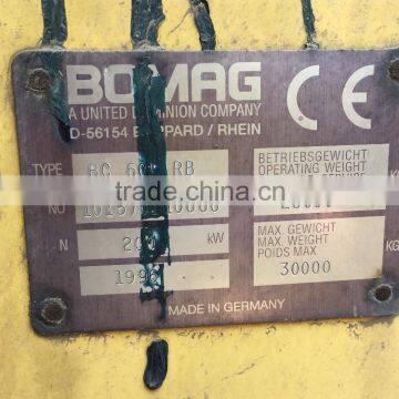 Used Good Condiion Road Roller Bomag 601 With Powerful Drum in Shanghai photo-5