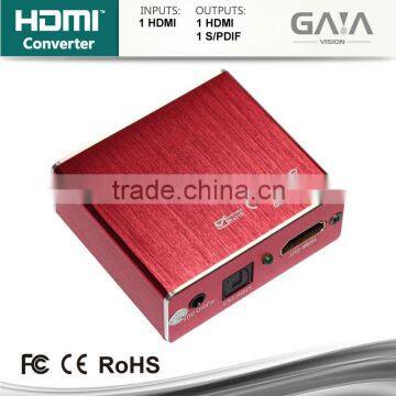 HDMI Converter - HDMI to HDMI + SPDIF + RCA L / R Audio Extractor (3.5mm L/R)