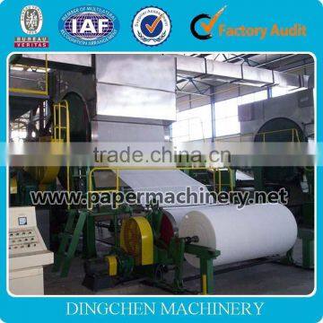 high quality 1092mm double-dryer can and double-cylinder mould paper making Machine