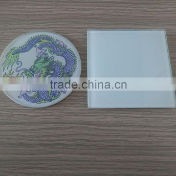 sublimation glass coasters square and round