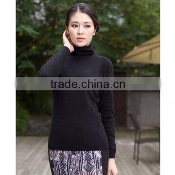 woman's blended cashmere turtleneck sweater