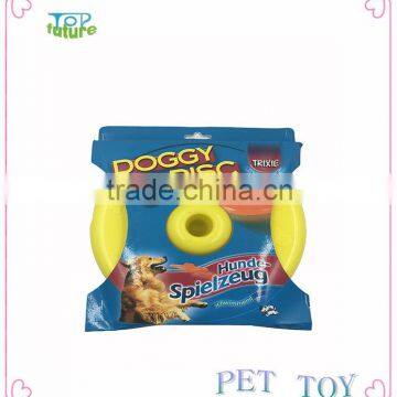 Flying Disc plastic pet dog frisbee selling Pet frisbee with hole