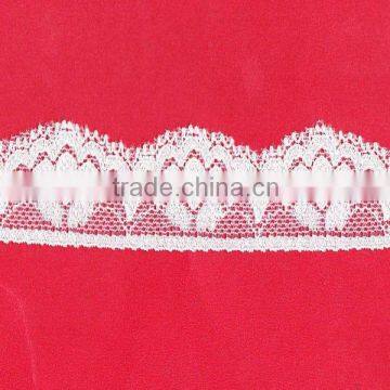 Elastic Scallop Border Lace With Single and Double Sides photo-5