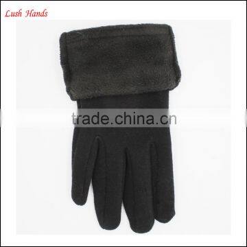 Ladies High-quality Woolen Gloves Lining With Polyester photo-6