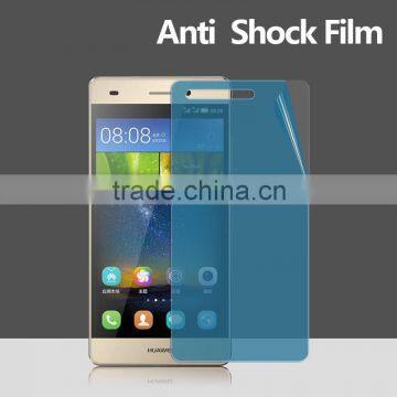 Blue anti explosion screen film for Huawei P8 lite anti shock screen guard