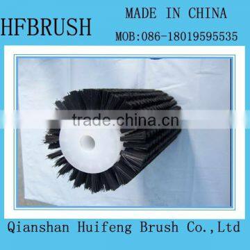 Black nylon mini brush roller for packing