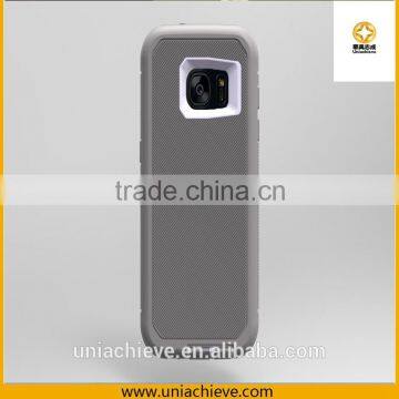 Case for Samsung S7 edge Armor Hybrid Robot phone case with Full body covered gray