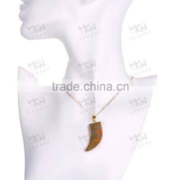 Top Sale Long Chains Necklace / Popular Long Chains Amber Necklace photo-5