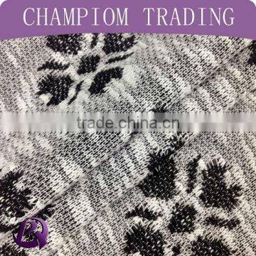 2015 hot sale polyseter kintting fabric for lady's dress