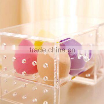C159 Transparent Puff Storage Box With Air Vent