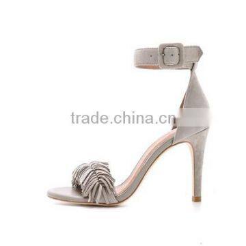 Latest Woman Sandals Design 2016 Private Label Sandals From Strap Tassel Style Leather Sandals Girls photo-2