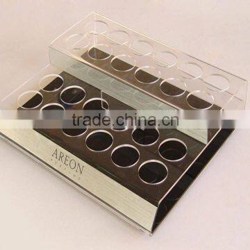 Acrylic Red Wine Display Tray Black Bottle Wine Tray Display Clear Rectangle Rectangle Plastic Planter Trays photo-3