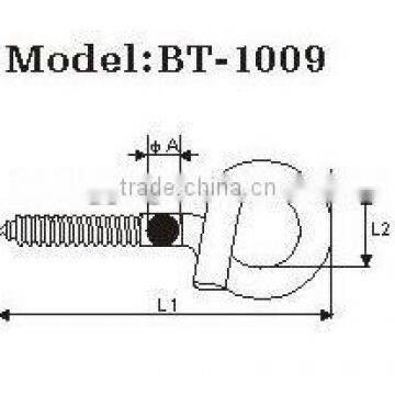 Galvanized High Quality Custom Long Eye Swing Screw Hook Made In China Professional Manufacturer 10.6*110mm photo-3