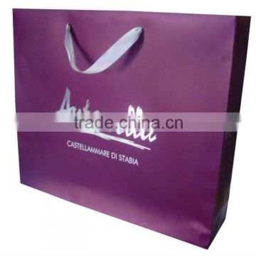 OEM high quality elegant cosmetic paper bag