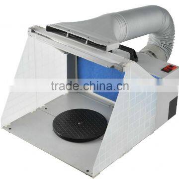 Popular New Mini Air Brush Spray Booth With Light Portable Airbrush Spray Booth photo-2