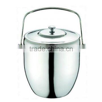 Fixed Handle Round Galvanized Metal Ice cooler Beer Bucket