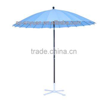 2.4m 24 rib oriental shanghai garden umbrella parasol with tilt function