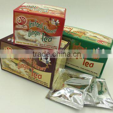 HOT SALE TEA 7G*12SACHETS/BOX*24/CARTON HONEY GINGER TEA INSTANT TEA