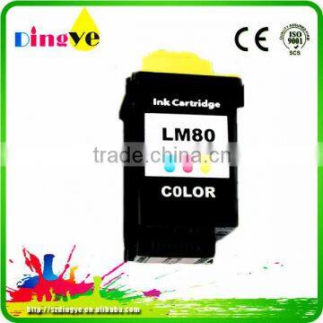 Competitive price color ink cartridge for LM80(12A1980) with printer CJ-3200