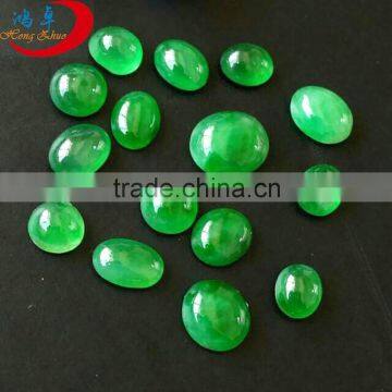 Wholesale Good Quality Oval Shape 12*10 Natural nephrite jade nephrite cat's eye