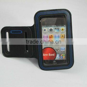 Wholesale reflective border around the PVC window Sport gym armband /adjust strap sport armbag for running/color as request