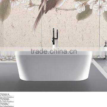 CE &CUPC Solid Surface Resin Stone Bathtub photo-2
