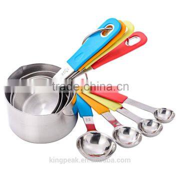 2016 Hot Sale Measuring Cup And Measuring Spoon Set /Good design measuring spoons set/tainless steel measuring cups and spoons