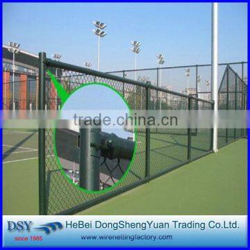 Sports ground chain link fence/Hot Dipped Galvanized Farm Fencing Chain Link Fence/cheap galvanized pvc