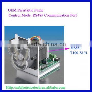 OEM Peristaltic Pump with Drive, Model: T100-S101, Speed: max. 100rpm, Control Mode: RS485 communication port