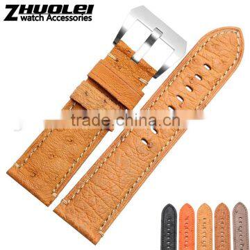 newest bracelet cool handmade 24*22mm leather watch band fashion belt