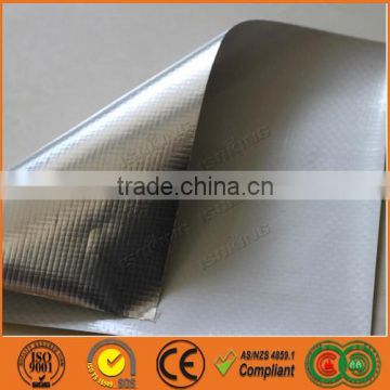 Single side woven cloth aluminum foil,woven fabric foil