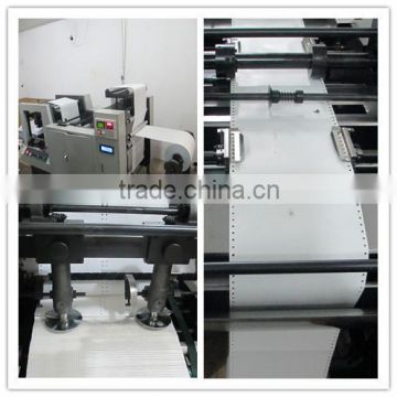 Continuous form computer bill printing machine