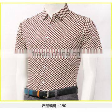 2015 Hot Hot New Fashion Latest Design Low Price Short Sleeve Men's Shirt