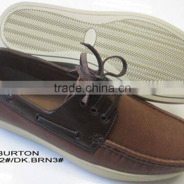 2015 high quality white outsole of mens boat shoes