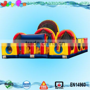 Commercial inflatable slide obstacle course for sale escape from alcatraz                        
                                                                                Supplier's Choice