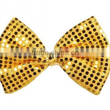 Jumbo clown sequin bow tie for party