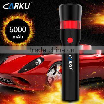 6000mAh torch car battery jump starter power bank E-power L001A