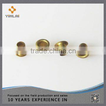 Plated small metal eyelet