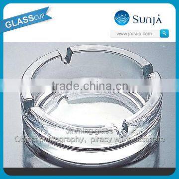 Round outdoor Glass Ashtray mid size cigarrette accessory ashtray