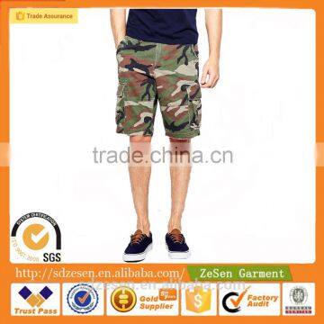 Wholesale Slim Fit Camo Short Pants Cargo Shorts For Men