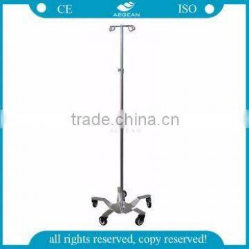 AG-IVP001 adjustable stainless steel hospital furniture medical drip stand