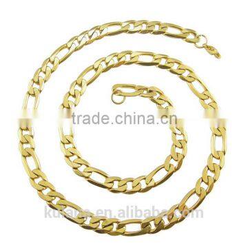 6/8mm Stainless Steel Necklace 3:1NK Chain Gold Necklace Designs in 10 grams 91814